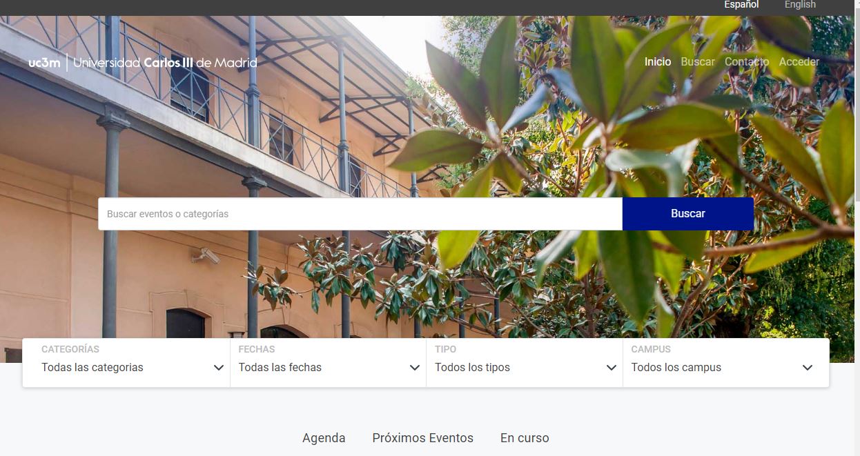 ¿Quieres que te informen de todos los eventos de la Universidad?
