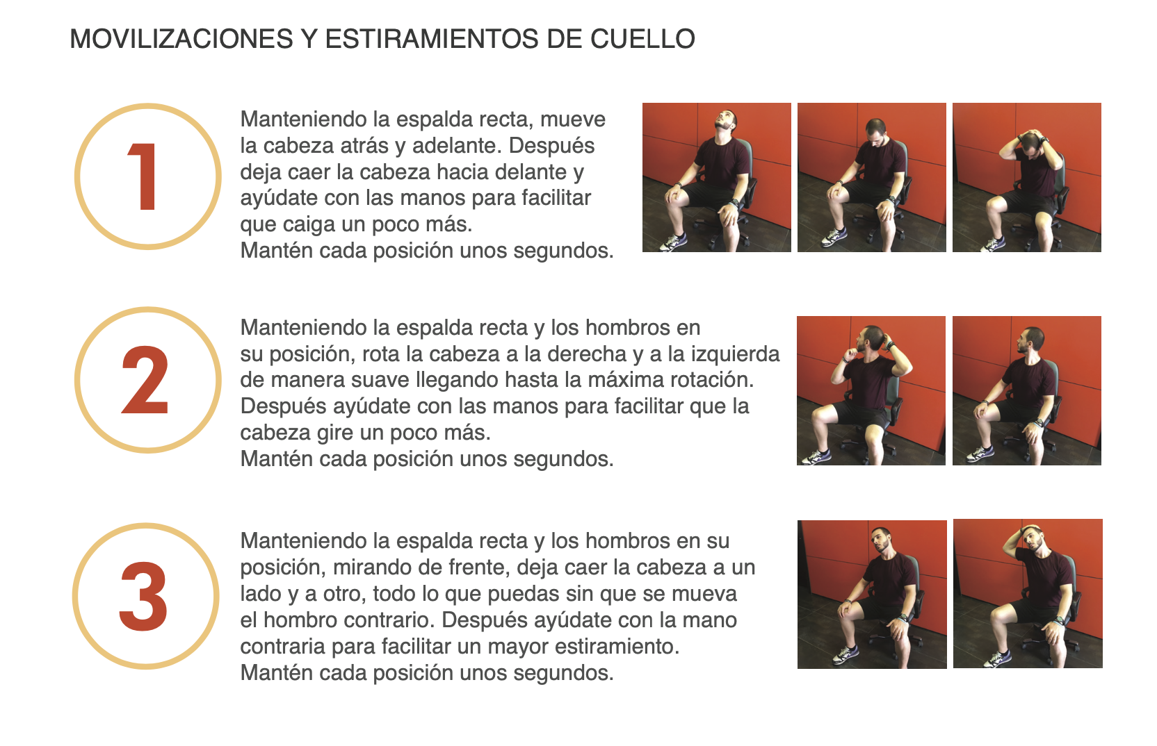 ¿Llevas mucho tiempo sentado? Dedica 5 minutos a estirar