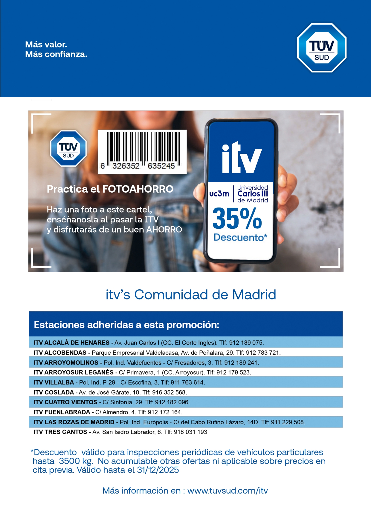NUEVO CUPÓN DESCUENTO en ITV del Grupo TÜV SÜD